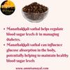 Ammi Samayal Combo of Sun Dried Black Nightshade (Manathakkali Vathal), Solanum Nigrum 350g & Wood Cold Pressed Sesame Oil 250ml | 100% Pure Kachi Ghani Cooking Oil & Vathakulambhu Powder 100g | South Indian Gravy Vathakulambhu Combos view 3