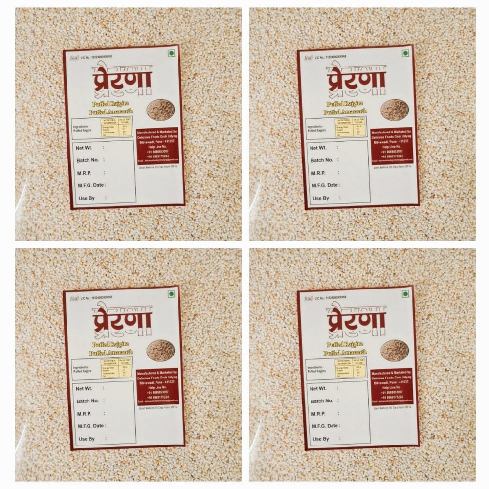 800gm- Puffed Rajgira Lahi,Puffed Amaranth, Cholai,Ramdana,Natural Gluten-Free Grain.