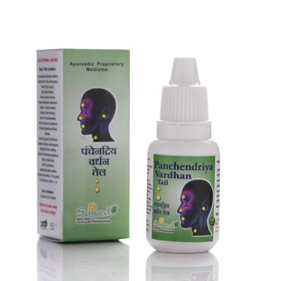 Saived Panchendriya Vardhan Tail | Ayurvedic Nasal Oil for Sensory Wellness & Respiratory Support | Pack of 2