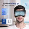 Zenkova Soft Cotton Sleep Mask with Cooling Gel Pad  Breathable, Adjustable Eye Cover for Sleeping, Naps, Travel, Puffy Eyes & Headache Relief(Blue Dot). view 2