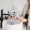 Lansinoh Post-Birth Perineal Wash Bottle, Angled Spout Upside Down Squeeze Bottle Helps Cleanse Hard-to-reach Areas, Recovery Intimate Postpartum Care, Travel Wash Pump, Travel Bag Included, 360ml view 2