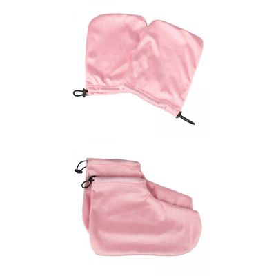 CALANDIS 2 Pairs Paraffin Wax Mitts for Hand and Feet Keep Warm Nail Art Tools | Shaving & Hair Removal