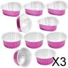 CALANDIS 3x10 Round&Heart Shaped Aluminum Foil Hair Removal Wax Bean Melting Small Bowl | Shaving & Hair Removal view 2