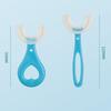 CALANDIS 2 Piece Silicone Manual Kids Toothbrush U-Shape Soft Bristles Massage Gums | Oral Care view 4