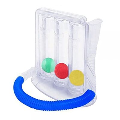 CALANDIS 2xDeep Breathing Lung Exerciser 3Ball Incentive Spirometer Respiration Trainer | Health Care