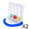 CALANDIS 2xDeep Breathing Lung Exerciser 3Ball Incentive Spirometer Respiration Trainer | Health Care view 2