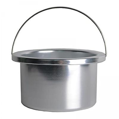 CALANDIS 2xPortable Wax Heater Inner Pot for Depilatory Hair Removal Wax Machine Silver | Shaving & Hair Removal