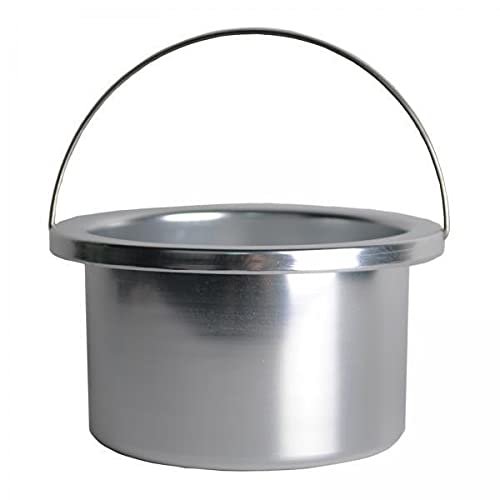 CALANDIS 2xPortable Wax Heater Inner Pot for Depilatory Hair Removal Wax Machine Silver | Shaving & Hair Removal