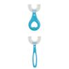 CALANDIS 2 Pieces Kids Teeth Cleaning Manual Brush U-Shape Oral Tooth Cleaning Blue | Oral Care view 1