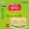 Aarush Khichiya Fresh Rice khichya | Ready to Fry & Roast papad fryums | Hexagonal Appalam Akki Happala Fryum With Tastemaker | 500GM | Ready To Fry Chawal Ke Papad Fryums papad (Flavor: Green Chilli) view 3