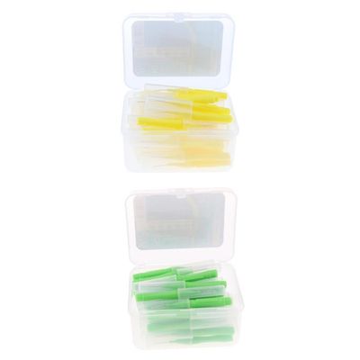 CALANDIS Lot 80Pcs Dental Interdental Brush Tooth Pick Flosser Toothpick Stick | Oral Care
