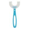 CALANDIS 2xKids Teeth Cleaning Manual Brush U-Shape Oral Tooth Cleaning Blue 6-12 years | Oral Care view 1