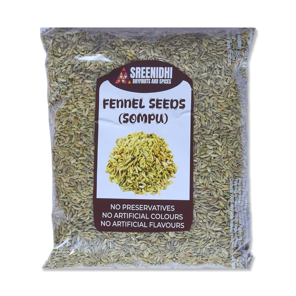 SREENIDHI Fennel Seeds Sompu (500-GM)