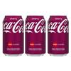 Coca colas Cherry Refreshing Pack Of Cherry Soda is Perfect For Enjoying The Classic Colas Twist. Each 330ml Pack Of 3 (Imported) view 1
