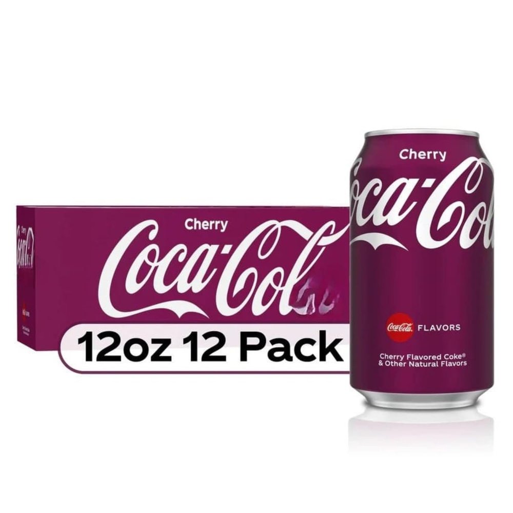 Coca colas Cherry Refreshing Pack Of Cherry Soda is Perfect For Enjoying The Classic Colas Twist. Each 330ml Pack Of 12 (Imported)