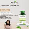 Andivia Plant Based Vitamin E & C and Omega-3 1000mg Multivitamins Softgel Capsules, Pack of 2, 60 Capsules Each view 4