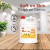 Hommies Liquid Handwash, Refill Can | Fights Germs | Ph-Balanced Formula | No Added Triclosan & Parabens | Rich Lathering Formula With Anti-Bacterial Properties| Soft on Hands - 5 Litre (Orange) view 2