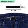 95miles garments 10 Slot Elastic Band Extender For Jeans Pant Trouser Elastic waistBand Extender Easy Size Adjusting Waist Band For Men Women Boy Girl Pregnant women view 2