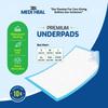 OTICA ZP Medi Heal Premium Disposable Underpads  Super Absorbent, Leak-Proof Incontinence Bed Protectors for Elderly, Baby & Medical Use (120, L - 60 * 90). view 4