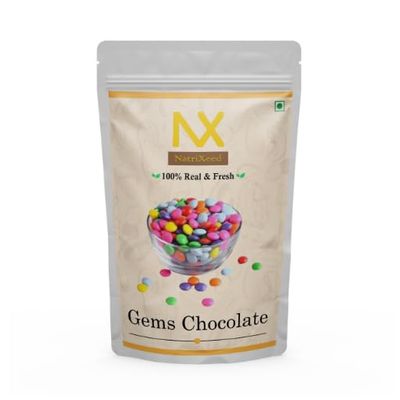 NatriXeed Gems Candy | Bright Colour Gems | Gem s for Cake/Cupcake Decoration (1kg)