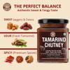 ORGANIC NATION Rich & Authentic Tamarind Chutney - Delicious Imli Chutney, Perfect Tamarind Sauce for Snacks, Natural Ingredients, Sweet & Tangy Tamarind Sweet Condiment - 300g, No Preservatives view 2