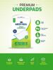 OTICA ZP Medi Heal Premium Disposable Underpads  Super Absorbent, Leak-Proof Incontinence Bed Protectors for Elderly, Baby & Medical Use (20, L - 60 * 90). view 2