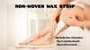 Honey Sharp,Professional Non-Woven Hair Removal Wax Strips, 80-100 Pieces, White view 2