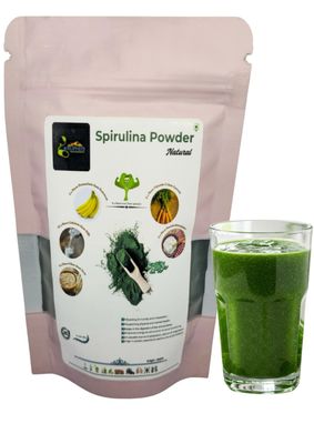 "100g Organic Spirulina Powder  Ruphe19 NatureNest | Superfood Supplement, Vegan, Non-GMO, Immunity & Energy Booster"