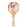 BNF 2Pcs Portable Wooden Hand Vanity Mirror with Handle for Home Travel Wood|Health & Beauty | Makeup | Makeup Tools & Accessories view 2