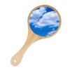 BNF 2Pcs Portable Wooden Hand Vanity Mirror with Handle for Home Travel Wood|Health & Beauty | Makeup | Makeup Tools & Accessories view 3