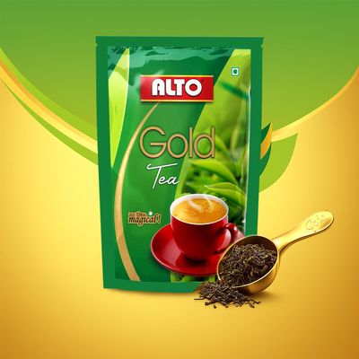 ALTO Gold Tea, Assam teas with Gently Rolled Aromatic Long Leaves, Rich & Aromatic Chai, Black Tea (1Kg)