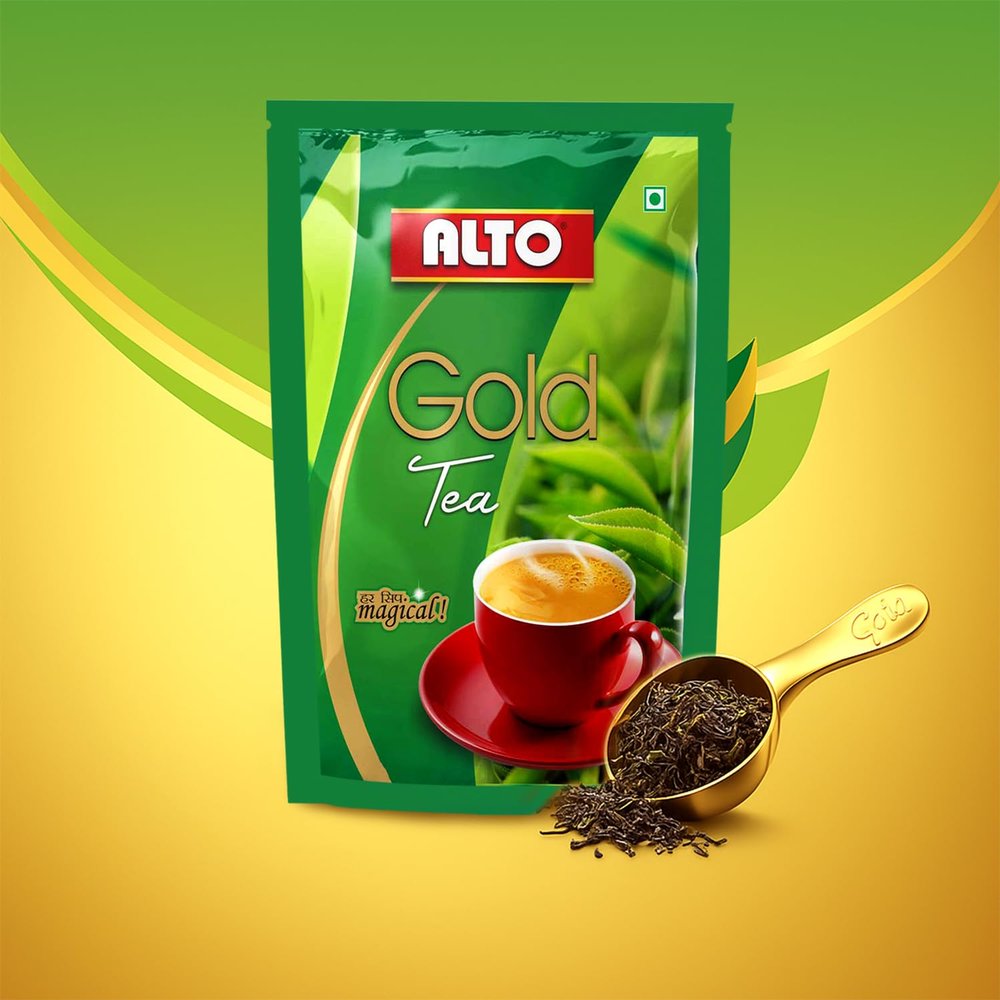 ALTO Gold Tea, Assam teas with Gently Rolled Aromatic Long Leaves, Rich & Aromatic Chai, Black Tea (1Kg)