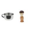 BNF Practical Mens Shaving Kit with Stainless Steel Shave Bowl & Easy-Grip Brush|Health & Beauty | Shaving & Hair Removal | Shaving Brushes & Mugs view 2