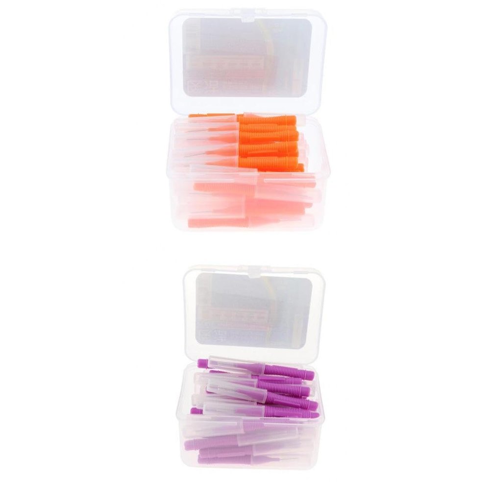 BNF 80 Pcs/Box Dental Interdental Brush Tooth Pick Flosser Toothpick Sticks|Health & Beauty | Oral Care | Dental Floss & Flossers