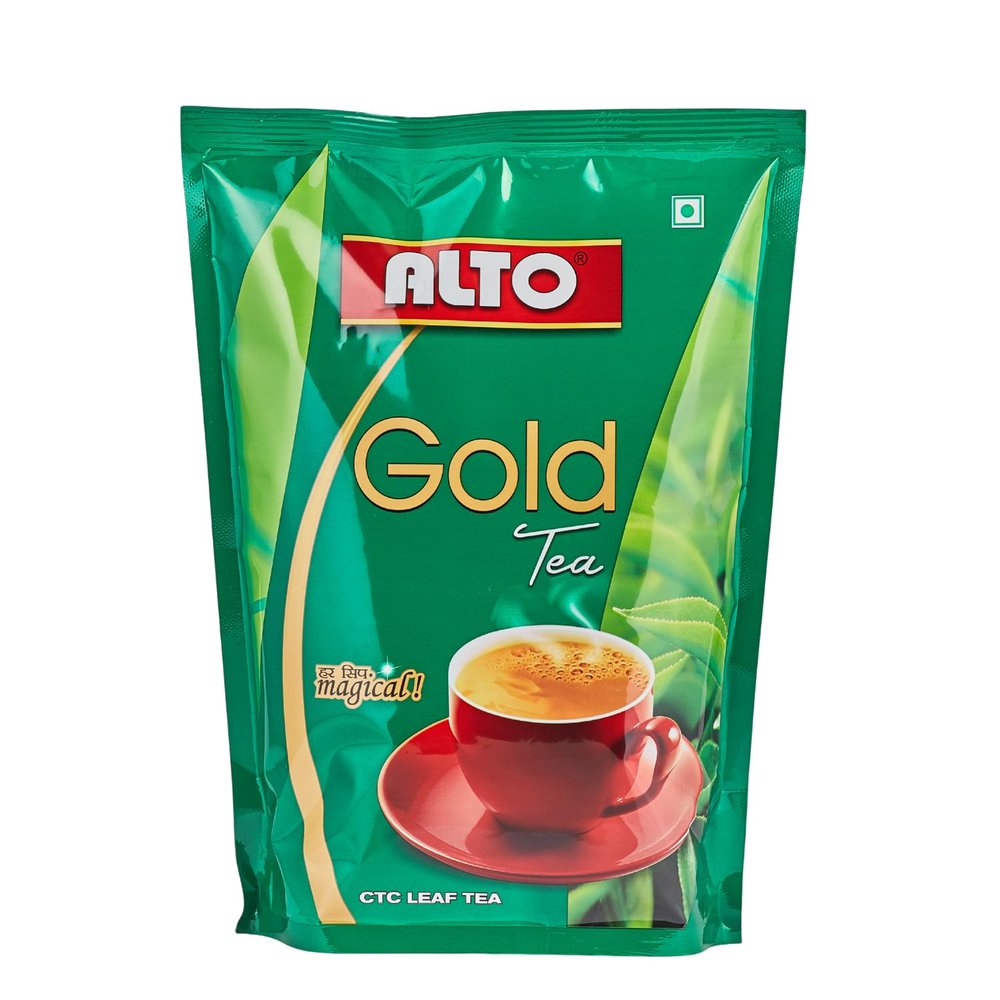 Alto Gold CTC Leaf Tea Premium Strong Blend with Rich Aroma & Bold Taste Fresh Loose Leaf Black Tea, 500g Pack