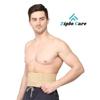 Orthomist Umbilical Hernia Belt 5.25" Abdominal Binder With Support Pad Navel Ventral Epigastric Incisional For Men And Women (Beige_Size : X-Large) view 3