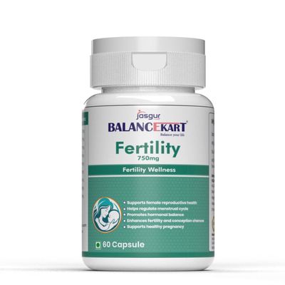 Balancekart Fertility Women Wellness Capsules, Blend of Over 12 Ayurvedic Herbs, Supports Hormonal Harmony, Vitality & Wellness, 60 Vegetarian Capsules