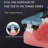 3-Sided Toothbrush | Ultra Soft Bristles for Deep Cleaning | Triple Action Manual Toothbrush | Triple Head Design for 360 Cleaning | Eco-Friendly & Gentle on Gums (Pack of 2 view 4