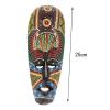 CALANDIS Wooden African Hand Carved Tribal Face Mask Painting Wall Hanging Folk Art 25cm | Home D?cor view 2