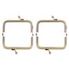 MERISHOPP 2 Pcs Metal Purse Coin Frame Handle w/Kiss Clasp for Handmade Handbag 8.5cm|Crafts | Sewing | Foundations & Undergarments view 1