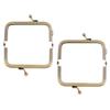 MERISHOPP 2 Pcs Metal Purse Coin Frame Handle w/Kiss Clasp for Handmade Handbag 8.5cm|Crafts | Sewing | Foundations & Undergarments view 2