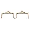 MERISHOPP 2 Pcs Metal Purse Coin Frame Handle w/Kiss Clasp for Handmade Handbag 8.5cm|Crafts | Sewing | Foundations & Undergarments view 4