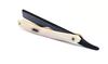 AVEU Professional Straight Razor, White Handle with Black Blade, Classic Barber Style view 2