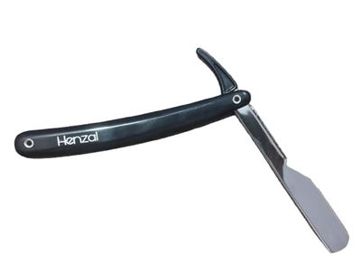 AVEU Professional Straight Edge Barber Razor, Black Handle