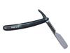 AVEU Professional Straight Edge Barber Razor, Black Handle view 1