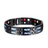 Honmin Titanium Steel & Carbon Fiber Magnetic Bracelet | Adjustable | Men's & Women's Jewelry view 1