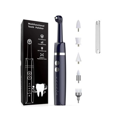 MEDITIVE Tooth Polisher,Teeth Polishing Kit for Daily Cleaning Polishing USB Rechargeable Dental Polisher