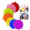 ATOOZED 5 Pcs Silicone Wash Scrubber Premium Kitchen Accessories Items Non Scratch Dish Wash Cloth Scrub for Utensils Cleaning Supplies Vegetable Cleaner Perfect Home Cleaning Accessories view 1