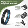 Honmin Titanium Steel Magnetic Bracelet | Adjustable for Men & Women, Stylish & Fashionable view 4