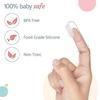 Aaruhi Impex Baby Finger Toothbrush, Silicone, BPA-Free, Food Grade, with Travel Case, Multicolor view 2